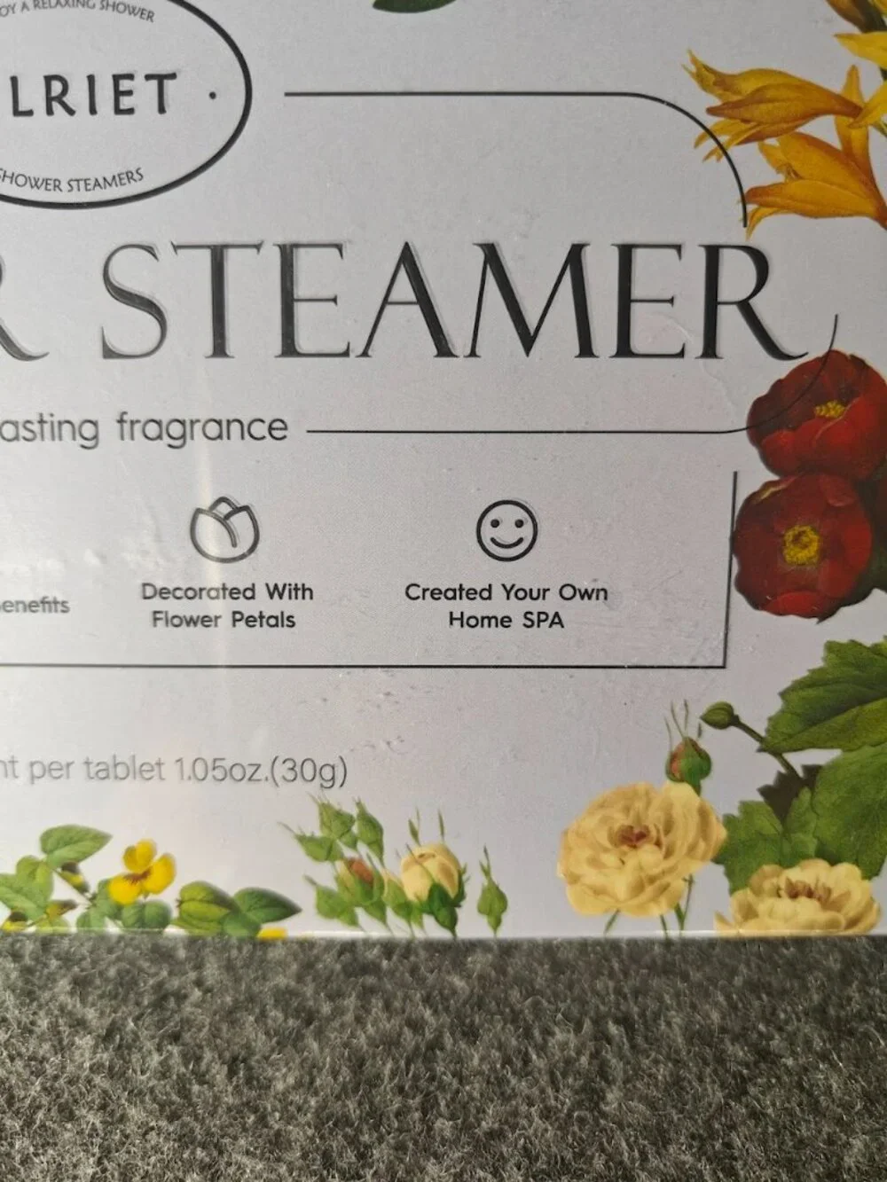 BLRIET Shower Steamers NEW Sealed 8 Pack Aromatherapy Tablets Spa Gift